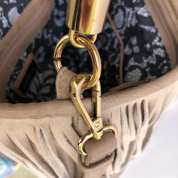 Leather Fringe Shoulder or Crossbody Bag - Picture 8 of 16